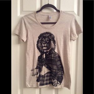 American Apparel Lion Tee